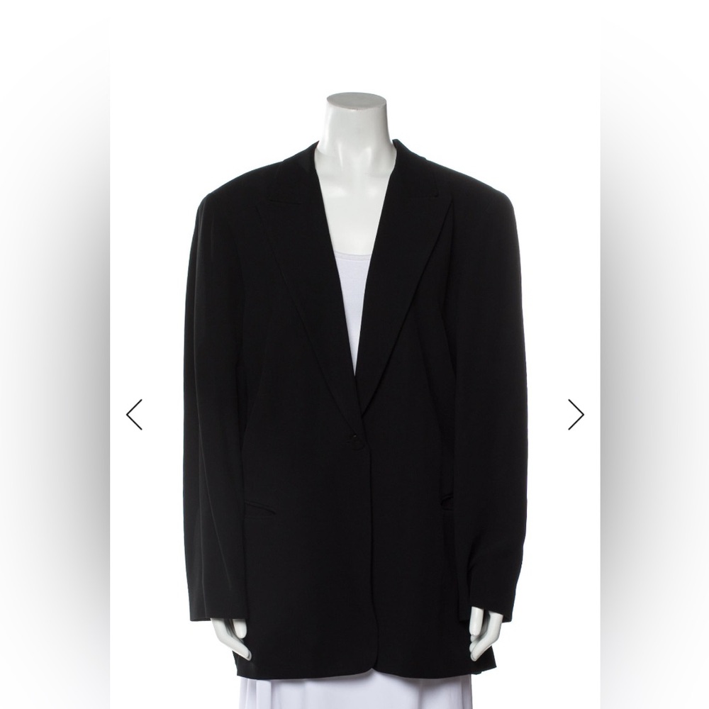 Lafayette 148 New York Elegant Black Blazer Size 18